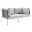 gray outdoor sofa Modway Furniture Sofa Sectionals Tan Gray