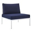 unique patio seating Modway Furniture Sofa Sectionals Tan Navy