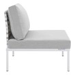 contemporary sofa bed Modway Furniture Sofa Sectionals Taupe Gray