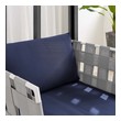 wing back chair and ottoman Modway Furniture Sofa Sectionals Chairs Gray Navy