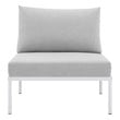 blue high back accent chair Modway Furniture Sofa Sectionals Chairs Taupe Gray
