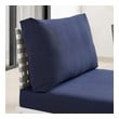 feature chair for living room Modway Furniture Sofa Sectionals Chairs Tan Navy