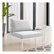 modern living chair Modway Furniture Dining Sets Gray Gray