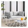 sectional grey couch for sale Modway Furniture Sofa Sectionals Gray Gray