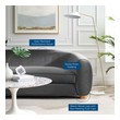 buy l couch Modway Furniture Sofas and Armchairs Sofas and Loveseat Charcoal