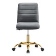 cheap pc chair Modway Furniture Office Chairs Gold Gray