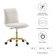 basic office chair with arms Modway Furniture Office Chairs Gold Ivory