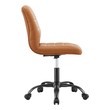 rolling chair with arms Modway Furniture Office Chairs Black Tan