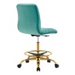 wheeled chairs Modway Furniture Office Chairs Office Chairs Gold Teal