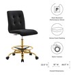 black swivel chair office Modway Furniture Office Chairs Gold Black
