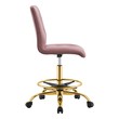 folding study chair price Modway Furniture Office Chairs Gold Dusty Rose