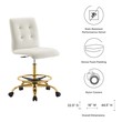 manager chair Modway Furniture Office Chairs Gold Ivory