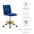 cheap desk chair with arms Modway Furniture Office Chairs Gold Navy