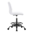 swivel desk chair no wheels Modway Furniture Office Chairs Black White
