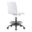 reception stool chair Modway Furniture Office Chairs Black White