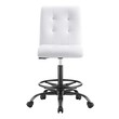reception stool chair Modway Furniture Office Chairs Black White