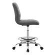 grey spinny chair Modway Furniture Office Chairs Silver Gray