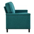 convertible chaise sofa Modway Furniture Sofas and Armchairs Teal