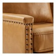 l sectional leather Modway Furniture Sofas and Armchairs Tan