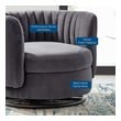 quality chairs for living room Modway Furniture Sofas and Armchairs Black Gray