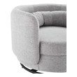 brown modern chair Modway Furniture Sofas and Armchairs Black Light Gray