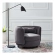 club chairs for living room Modway Furniture Sofas and Armchairs Black Gray
