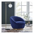 wingback arm chairs Modway Furniture Sofas and Armchairs Gold Navy