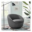 lazi lounger Modway Furniture Sofas and Armchairs Black Charcoal