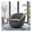 black occasional chair Modway Furniture Sofas and Armchairs Black Charcoal