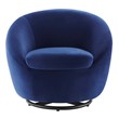accent chairs for sitting room Modway Furniture Sofas and Armchairs Black Navy