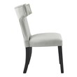 modern dining room furniture Modway Furniture Dining Chairs Light Gray