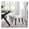 rustic farmhouse table and chairs Modway Furniture Dining Chairs White