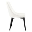 farmhouse dining chairs with arms Modway Furniture Dining Chairs White