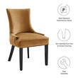 upholstered dining chairs farmhouse Modway Furniture Dining Chairs Cognac