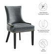grey and white dining room Modway Furniture Dining Chairs Gray