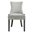 white dining set with bench Modway Furniture Dining Chairs Light Gray