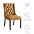 dark blue velvet dining chairs Modway Furniture Dining Chairs Cognac