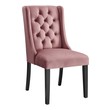 white velvet chair with gold legs Modway Furniture Dining Chairs Dusty Rose