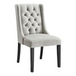 best fabric for dining chairs Modway Furniture Dining Chairs Light Gray