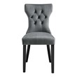 small black dining chairs Modway Furniture Dining Chairs Gray