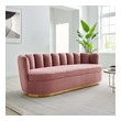 cream sofa modern Modway Furniture Sofas and Armchairs Dusty Rose