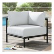 wicker seating set Modway Furniture Daybeds and Lounges Ivory White