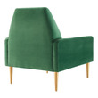 black velvet living room chair Modway Furniture Sofas and Armchairs Emerald