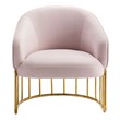 low arm chair Modway Furniture Sofas and Armchairs Pink
