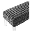 ottoman furniture Modway Furniture Sofas and Armchairs Gray