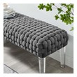 ottoman furniture Modway Furniture Sofas and Armchairs Gray