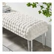 chesterfield ottoman Modway Furniture Sofas and Armchairs White