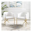 dining table with upholstered chairs Modway Furniture Dining Chairs White