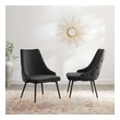 high top dining set Modway Furniture Dining Chairs Black