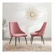 dark wood dining table and chairs Modway Furniture Dining Chairs Dusty Rose